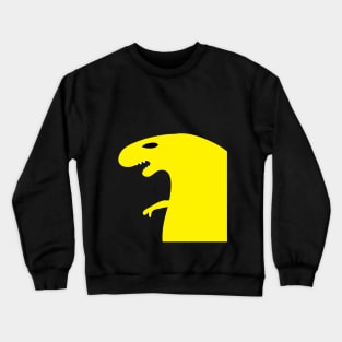 yellow t-rex Crewneck Sweatshirt